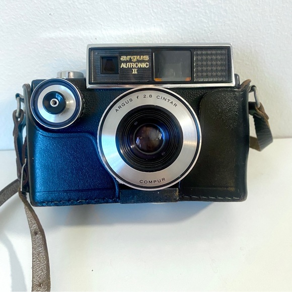 📸 Vintage 1960s Argus Autronic II 35mm Camera f 2.8 Cintar 50mm Lens Case Strap - Picture 5 of 15